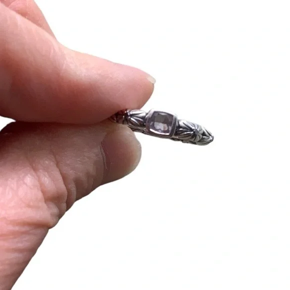 Stephen Dweck Diamonds Rose De France Florette sterling silver ring - Picture 3 of 7